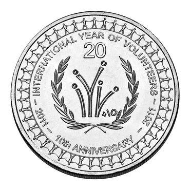 20c 2011 Royal Australian Mint Roll Volunteers