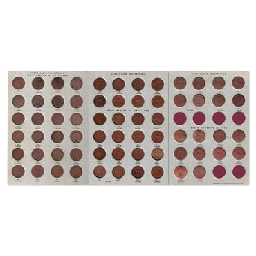 Australian 1911-1964 Halfpenny Set - with 1923