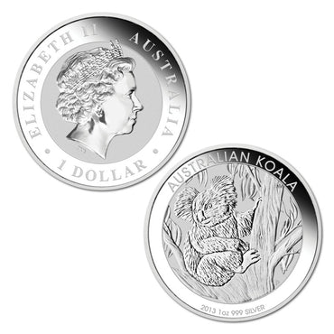 2013 Australian Koala 1oz 99.9% Silver UNC