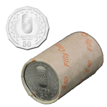 50c 2014 AIATSIS Non-Coloured Mint Roll