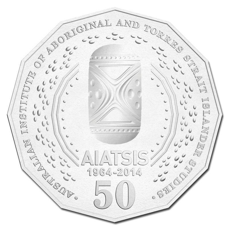 50c 2014 AIATSIS Non-Coloured UNC