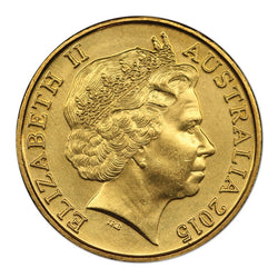 $1 2015 100 Years of ANZAC Al/Bronze UNC