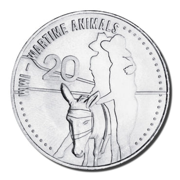 20c 2015 WWI Wartime Animals UNC