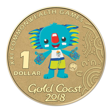 $1 2018 Borobi Map Shape Counterstamp