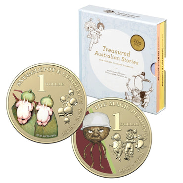 $1 2018 Treasured Australian Stories Two Coin Set | $1 2018 Treasured Australian Stories Two Coin Set | $1 2018 Treasured Australian Stories Two Coin Set