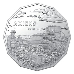 50c 2018 The Battle of Amiens UNC