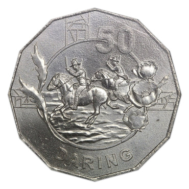 50c 2018 ANZAC Spirit - Daring UNC