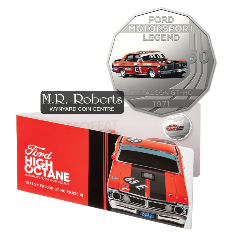 50c 2018 Ford High Octane - XY Falcon GT-HO - Wynyard Coin Centre