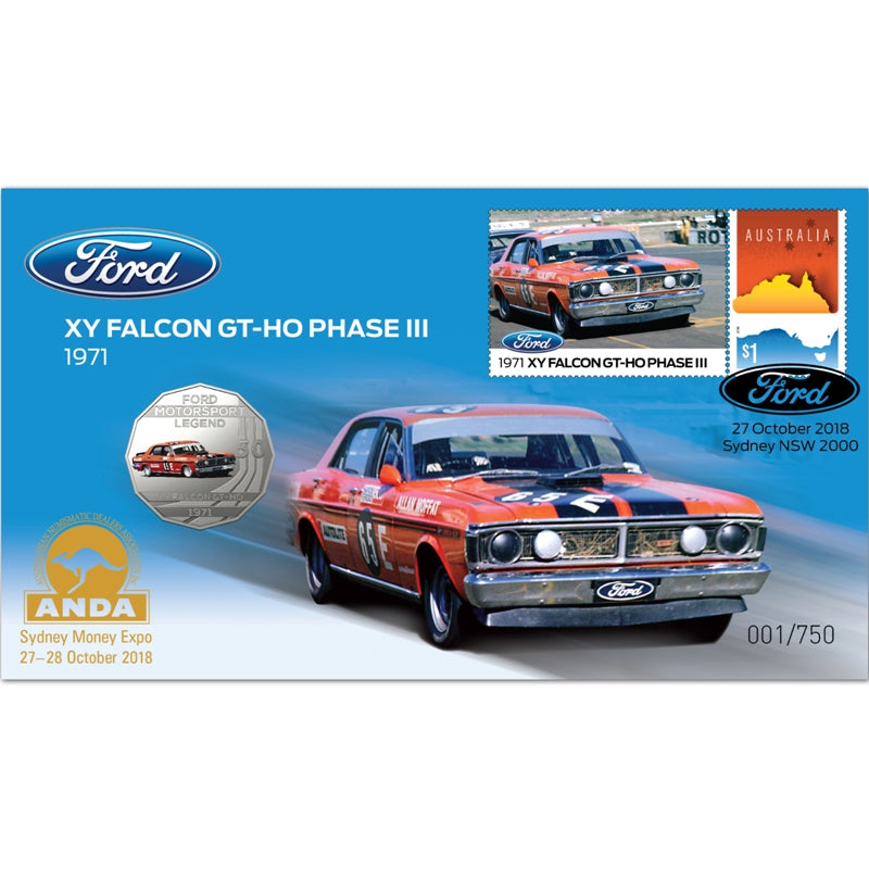 PNC 2018 Ford 1971 XY Falcon GTHO Phase III - ANDA Overprint