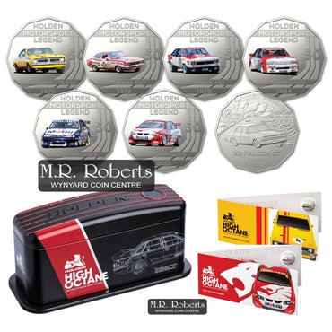 50c 2018 Holden High Octane 7 Coin Collection | 50c 2018 Holden High Octane 7 Coin Collection | 50c 2018 Holden High Octane 7 Coin Collection | 50c 2018 Holden High Octane 7 Coin Collection - HT Monaro GTS 350 | 50c 2018 Holden High Octane 7 Coin Collection | 50c 2018 Holden High Octane 7 Coin Collection - LX Torana A9X | 50c 2018 Holden High Octane 7 Coin Collection - VK Commodore | 50c 2018 Holden High Octane 7 Coin Collection - VR Commodore | 50c 2018 Holden High Octane 7 Coin Collection - VX Commodore