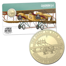 $1 2019 The Great Air Race - Caudron G.4 | $1 2019 The Great Air Race - Caudron G.4 REVERSE | $1 2019 The Great Air Race - Caudron G.4 OBVERSE