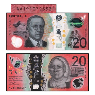 2019 $20 Lowe/Gaetjens AA First Prefix CFU