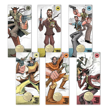 $1 2019 Australian Bushrangers Map Counterstamp UNC