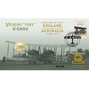 PNC 2019 Vickerys 'Vimy' - ANDA Overprint