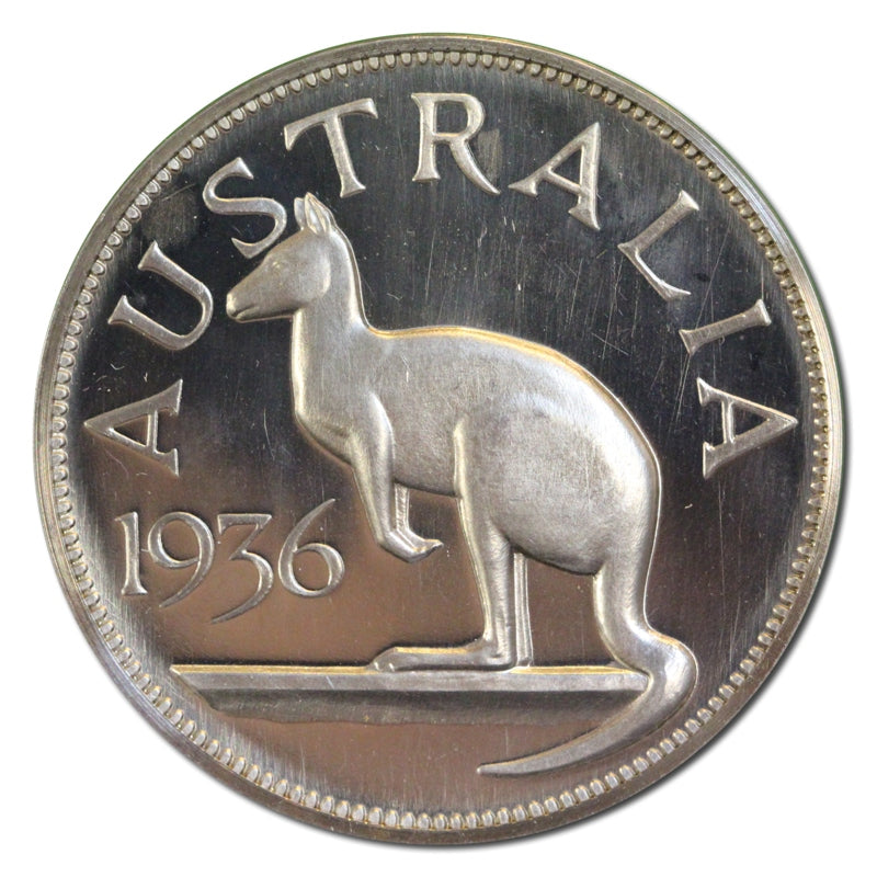 Australia "1936" King Edward VIII Silver Pattern Crown - reverse | Australia "1936" King Edward VIII Silver Pattern Crown - obverse