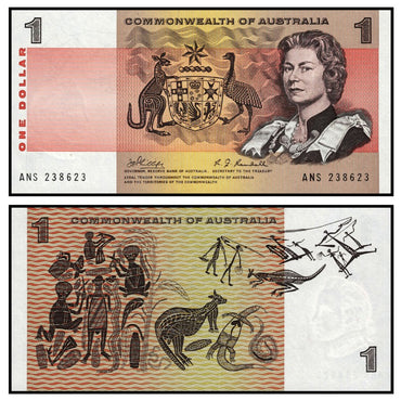 (1969) $1 Phillips/Randall Consecutive Pair CFU