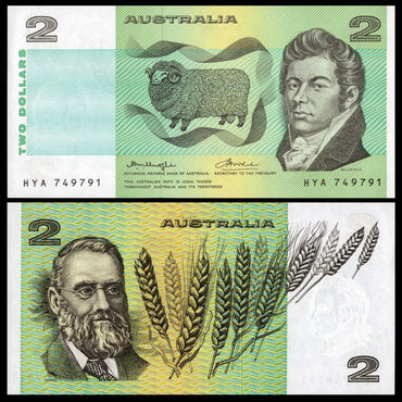 (1976) $2 Knight/Wheeler OCR-B Side Thread CFU