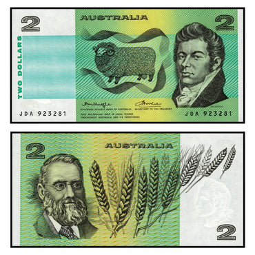 (1976) $2 Knight/Wheeler OCR-B Side Thread EF-EF+