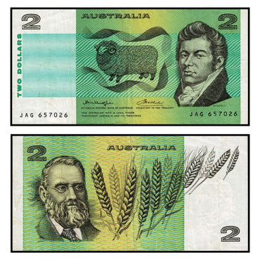 (1976) $2 Knight/Wheeler OCR-B Side Thread VF-VF+