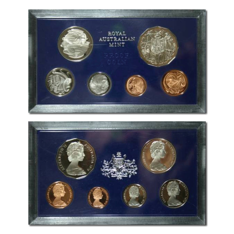 1976 6 Coin Proof Set Wynyard Coin Centre M.R.Roberts