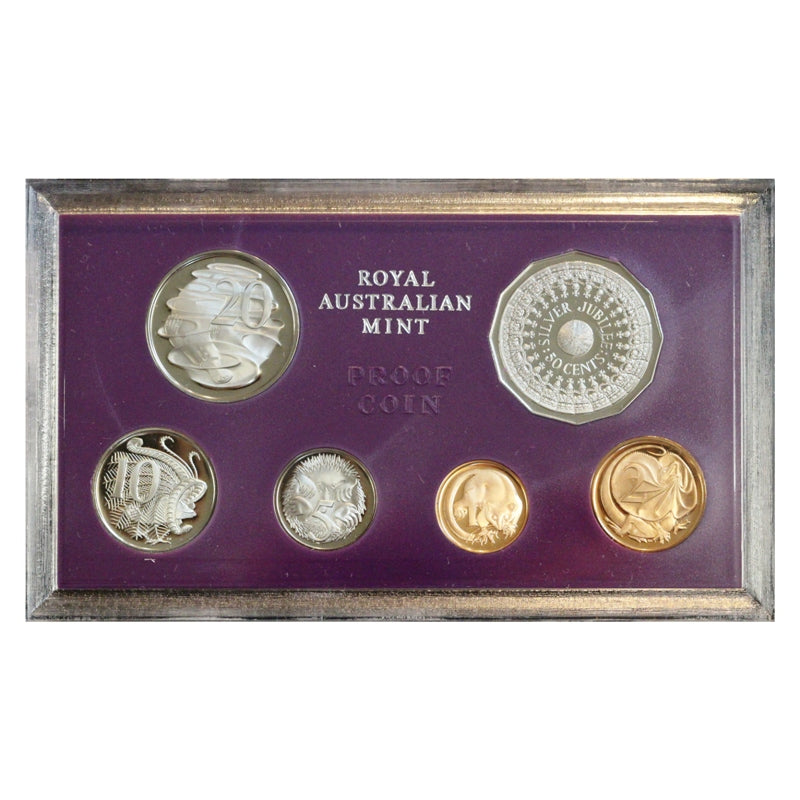 1977 Proof Set QEII Silver Jubilee Wynyard Coin Centre M.R