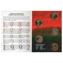 $1 1984-1992 5 Coin Set