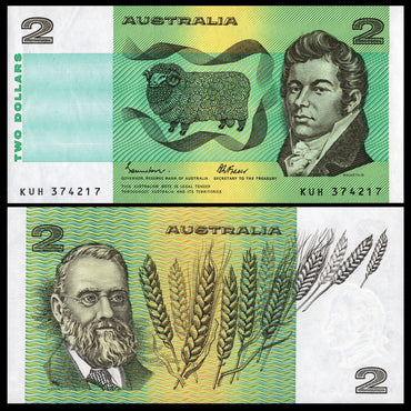 (1985) $2 Johnston/Fraser nUNC