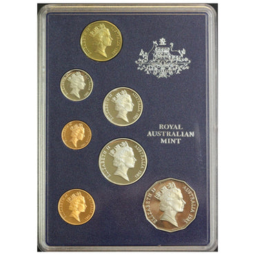 1987 Proof Set Wynyard Coin Centre M.R.Roberts Wynyard Coin