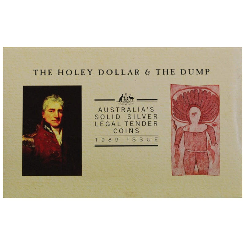 1989 Holey Dollar & Dump Silver Proof Pair