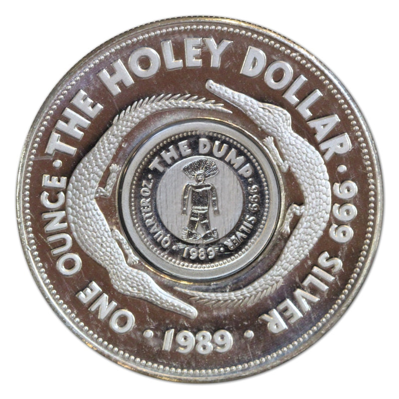 1989 Holey Dollar & Dump Silver Proof Pair - reverse | 1989 Holey Dollar & Dump Silver Proof Pair
