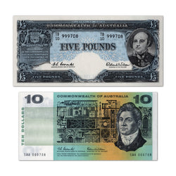 (1991) 25th Anniversary 8 Banknote Set