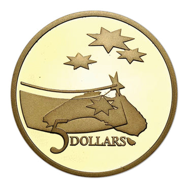 $5 1992 Space Al/Bronze Matte Variety Proof