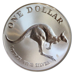 $1 1993 Kangaroo 1oz 99.9% Silver UNC