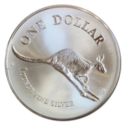 $1 1994 Kangaroo 1oz 99.9% Silver UNC