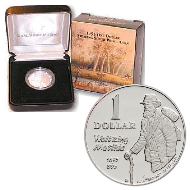 $1 1995 Waltzing Matilda Silver Proof - Wynyard Coin Centre – M.R.