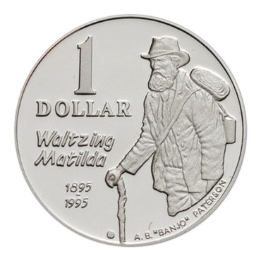 $1 1995 Waltzing Matilda Silver Proof