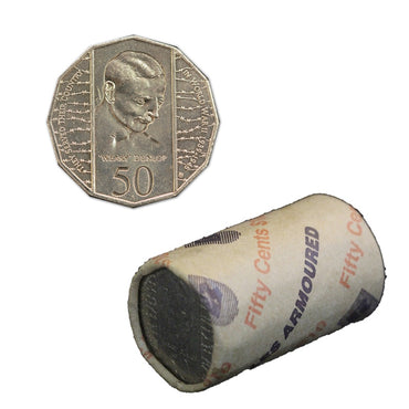 50c 1995 Weary Dunlop Security Roll