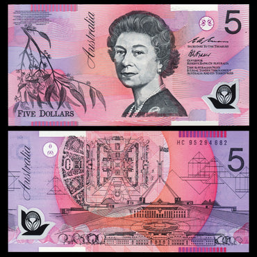 1995 $5 Fraser Evans HC95 First Prefix CFU