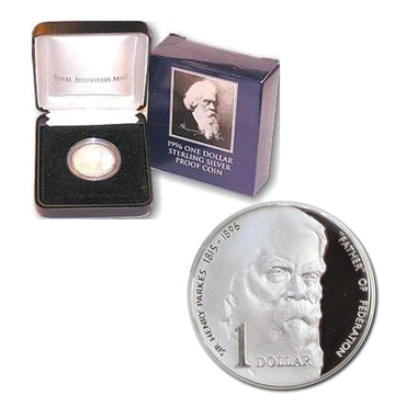 $1 1996 Henry Parkes Silver Proof