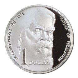 $1 1996 Henry Parkes Silver Proof