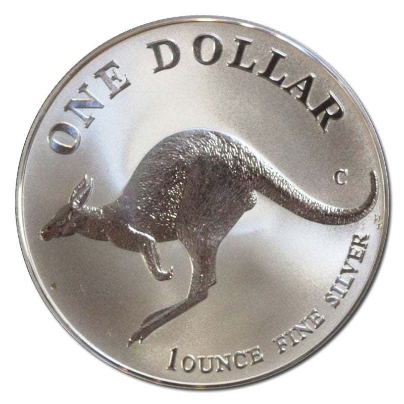 $1 1998 Kangaroo 1oz 99.9% Silver UNC