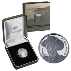 $1 1999 Last ANZACS Silver Proof