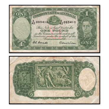 (1952) One Pound Coombs/Wilson R.32 FINE