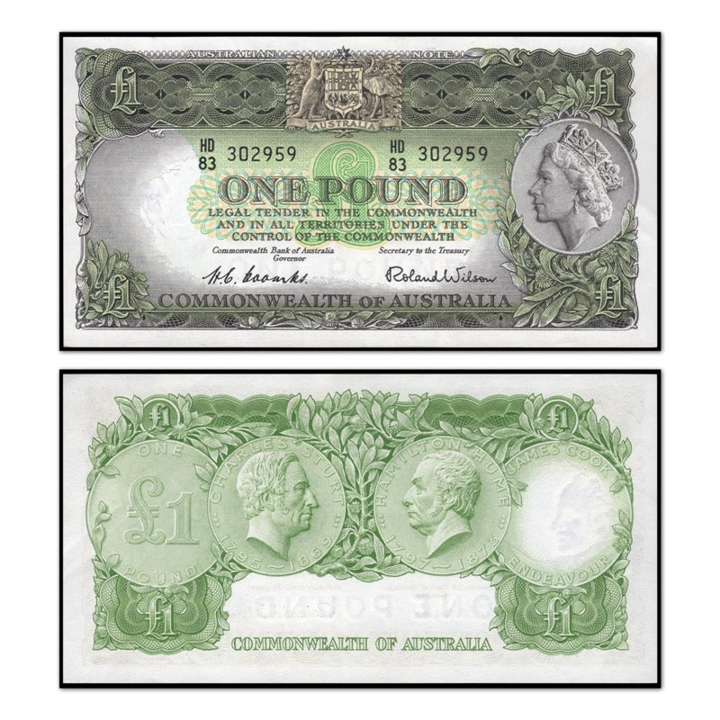 (1953) One Pound Coombs/Wilson R.33 EF