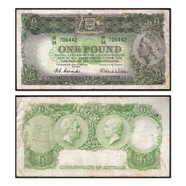 (1953) One Pound Coombs/Wilson R.33 FINE