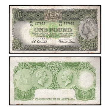 (1953) One Pound Coombs/Wilson R.33 nVF