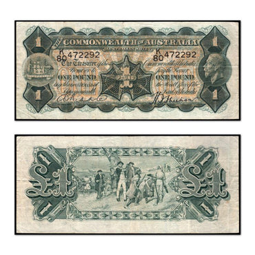 (1932) One Pound Riddle/Sheehan R.27a - Thick Signature