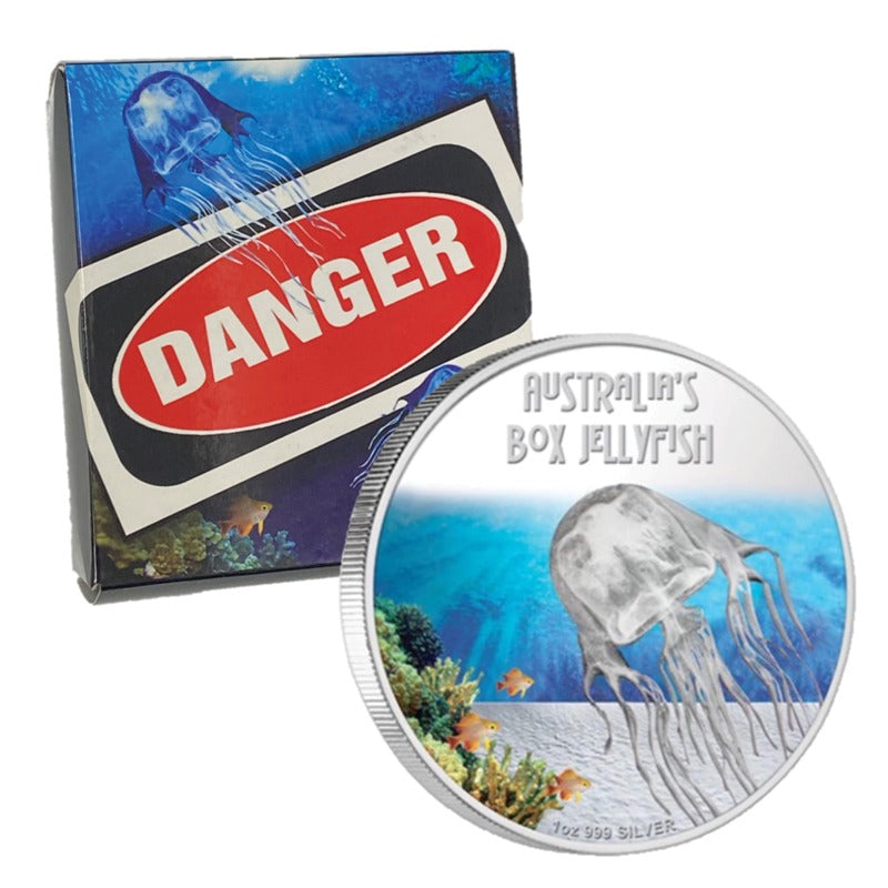 2011 Box Jellyfish Deadly & Dangerous 1oz Proof