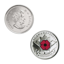 Canada 2004 25c Red Poppy UNC