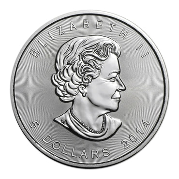 Canada 2014 5 Dollars 1oz .999 Silver UNC